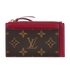 Louis Vuitton Zipped Card Holder, front view